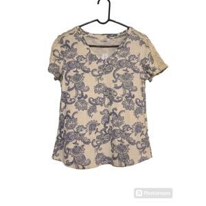 Westport NWT Ladies Vneck Tee Dressbarn Blouse Summer